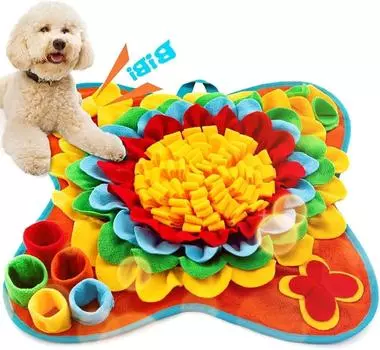 Snuffle Mat for Dogs Pet Treats Feeding Mat for Small/Medium Breed Dogs Non-Slip/Portable/Durable Interactive Dog Puzzle Toys