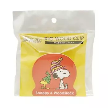 Снупи Большая деревянная клипса SNS600SW (Снупи и Вудсток)