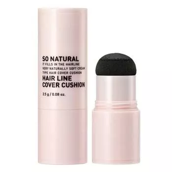 So Natural Hairline Cover Cushion 2.5g, natural black, 1 piece