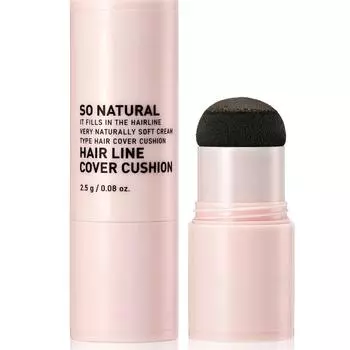 So Natural Hairline Cover Cushion 2.5g, dark brown, 1 piece
