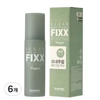 So Natural Vegan Makeup Calm Fixer, 100ml, 6 pcs.