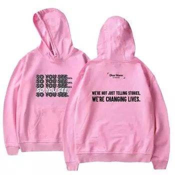 So You See Hoodie Мужская Женская Повседневная Унисекс Уличная Мода Толстовки Осень Зима Одежда Длинный Рукав Толстовка Пуловеры S чёрный