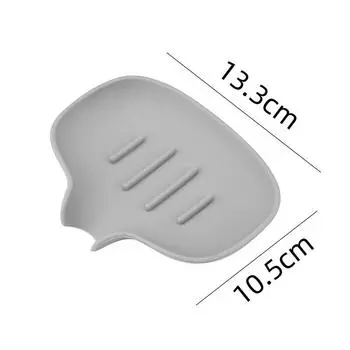 Soap Box Non-slip Bottom Drainage Diversion Port Slope Surface Nail-free Anti-Deform Easy Access Soap Dispenser Bathroom Supply