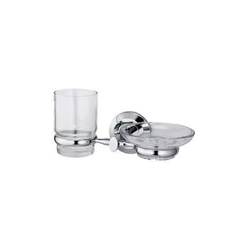 Soap Dish And Glass Holder Wasserkraft Rhein K-6226