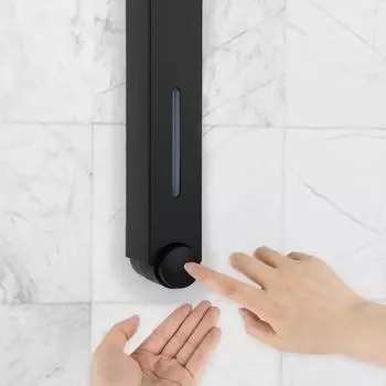 Soap Dispenser Wall Mounted Shower Soap Dispenser Shower Gel Detergent Dispenser For Bathroom Accessories DropShip белый