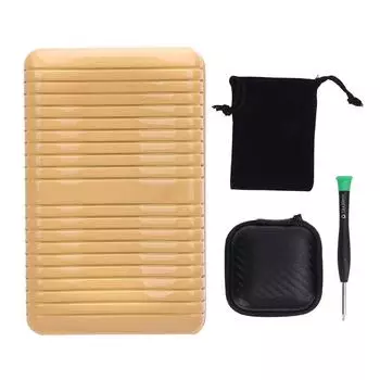 Soap Shape Fingertip Toy Push Slider Metal Finger Slider Stress Relief Toy for Office Home Station жёлтый