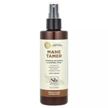 Soapbox, Mane Tamer, несмываемый кондиционер, 8 жидких унций (236 мл)