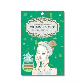 Soari Cosmetics Essence Mask Unwavering Cinderella в 22:00 Маска для лица Освежающая ферментированная молочная кислота жидкость x CICA x Tea Tree (30)