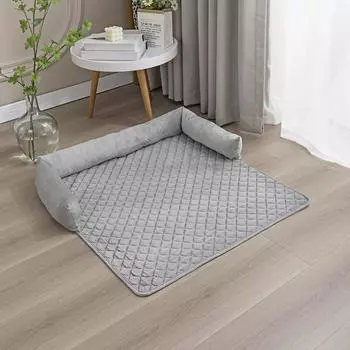 Собачья будка для кошки Four Seasons Simple Водонепроницаемый мягкий комфортный коврик для собаки, кровать для кошки, противоскользящий коврик для дивана для питомца 70*60CM