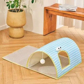 Собачья будка с крышей для теплой зимы, будка для собак, плюшевый мишка для маленькой собаки, полузакрытый домик для собак, вилла, будка для собак, диван для ленивых average size: 85 * 55CM