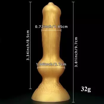 Собачья утварь маленький пенис жидкий силикон золотой пенис супер имитация толстый дилдо взрослые секс-игрушки для женщин