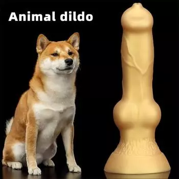 Собачий член, фаллоимитатор, очень большой, инопланетянин, супер мягкий фаллоимитатор в виде животного, женский мастурбационный пресс-палка S