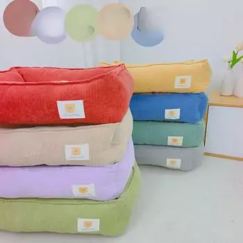 Собачий домик Iins Style для всех сезонов, плюшевый мишка для маленькой собаки, померанский шпиц, бишон-фризе, зимнее теплое гнездо для кошки, диван-гнездо для питомца 40*50cm