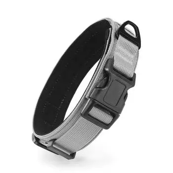 Собачий ошейник Средний и Крупный Собака Уличный Тактический Ошейник Взрывной Удар Ошейник для Питомца L