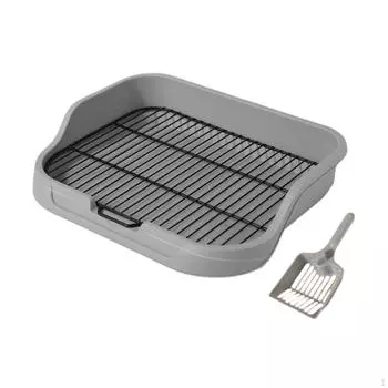 Собачий туалет с сетчатыми решетками для легкой очистки и обслуживания small high fence