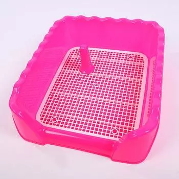 Собачий туалет собачий питомец большая собака большой собачий писсуар маленький собачий туалет отправляющая колонна может быть разделена Small (38 * 38 * 12) розы красного