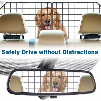 Собака Автомобиль Барьер Товары для животных Легко установить Ворота для автомобиля Дорожные аксессуары Сетка для багажника Сетка для экрана Барьер Разделитель для домашних животных Ворота