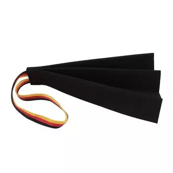 Собака Bite Rag Train Bite Grip Build Prey Drive Кожаная интерактивная игрушка для перетягивания каната с ручкой для собак