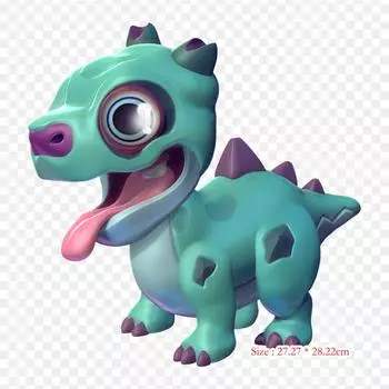 Собака Дракон Мания Легенды Зомби Утюг на термопереносной печати виниловые нашивки наклейки для одежды DIY аппликации моющиеся нашивки