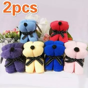 Собака Форма Быстросохнущее Хлопковое Полотенце Для Лица Хлопковая Мочалка Свадебные Подарки Подарок Cotton small