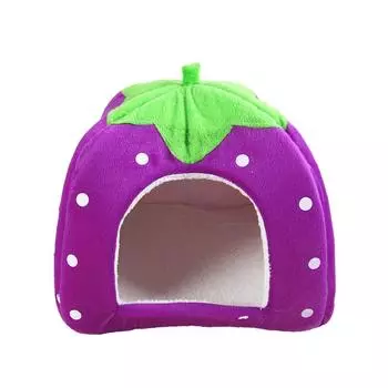Собака хлопок для уютного сна кошка домик кровать кролик питомец половина стильная кровать для питомца мягкие собаки и нескользящее дно кровать кролик s26x26cm