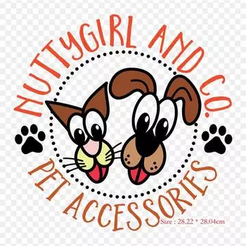 Собака Коврик Железо на теплопередаче Печать Виниловые патчи Наклейка для одежды DIY Аппликации Моющиеся пластыри