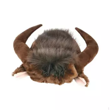 Собака, новинка для собак, шляпа в виде коровы, головной убор, костюм, плюшевый питомец с быком, для улицы M