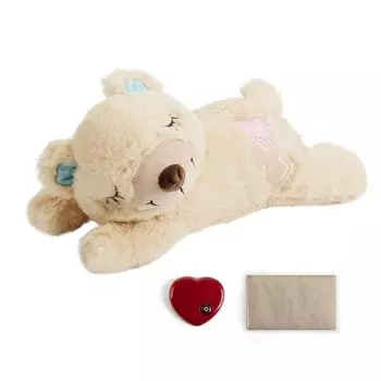 Собака плюшевая игрушка в виде сердца, успокаивающая спящая маленькая собака, жующая тело, стресс, милая игрушка, животное, звук, подушка, игрушка, подушка, облегчение, (нести)