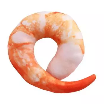 Собака плюшевая пищащая игрушка 3D имитация креветок мясо устойчивая к укусам мягкая игрушка для собак от скуки