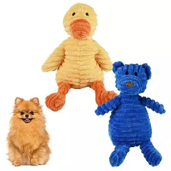 Собака плюшевая утка вельвет стоматологическая помощь нехватка делает дома сидячая игрушка, животное и медведь, материал, уход, упражнения, звук,