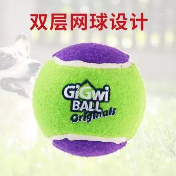 Собака плюшевый мяч звук классический теннис скрежет зубов устойчивый к укусам щенок Тедди бои золотистый ретривер игрушка для домашних животных