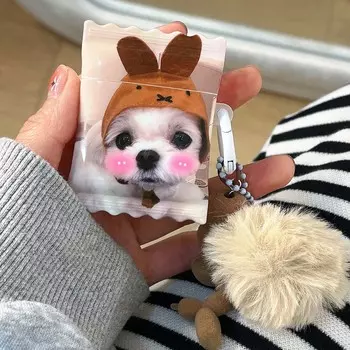 Собака Relif 3d щенок плюшевый мультфильм противоударный беспроводной Bluetooth чехол для наушников для Apple Airpod 1 3 Pro 2nd 2 крышка зарядного устройства For Airpods Pro 2nd