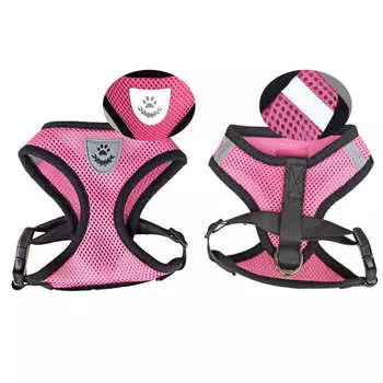 Собака Рука Держащая Веревка Собачья Веревка Шлейка Для Домашнего Животного Собака Прогулка Артефакт Собачий Ошейник Прогулочный Жилет S красный