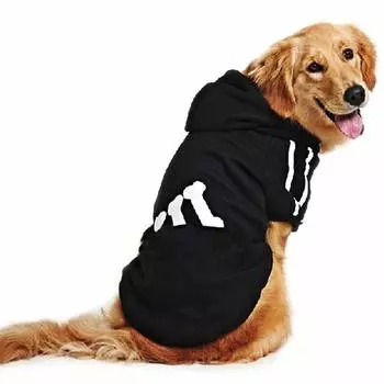Собака Собака Холодный Питомец Липучка Подходит для Маленьких Средних Больших День Рождения Черный 6XL S-Lifeeling Одежда, Пальто, Зима, Теплый, Защита, Милый, Стильный,