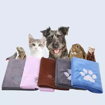 Собака Ванна Полотенце Для домашних животных Сушка Полотенце Абсорбент Для ванн Полотенце для ванной для домашних животных Быстрое сушение Полотенце для домашних животных Полотенце для собак Супер Абсорбент G