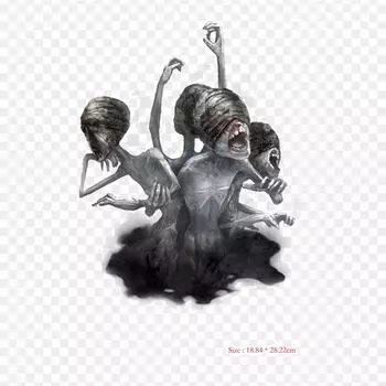 Собака Ведьмак 3 Дикая Охота Bloodborne Старые Охотники Утюг на теплопередаче Печать Виниловые нашивки Наклейка для одежды DIY Аппликации Моющиеся нашивки