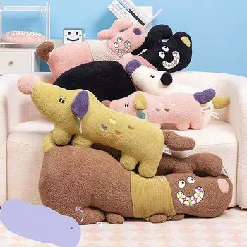 Собака в виде желе, собака в виде колы, милая мультяшная игрушка, кукла, плюшевая игрушка, кровать, подушка для сна, сиденье, прикроватная подушка 70cm 0.4kg