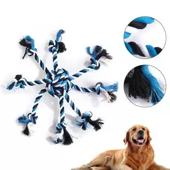 Собака жевательная игрушка плетеная костяная веревка сопротивление укусу интерактивные игрушки для домашних животных