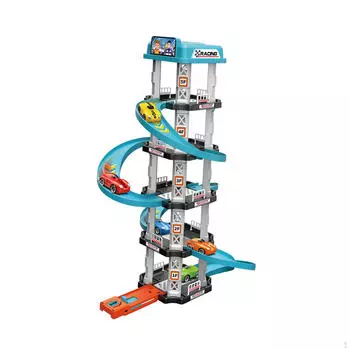 Соберите гоночный трек, игрушечный автомобиль, креативный подарок, игровой набор, транспортные средства для вечеринок, возраст 2, 3, 4 года 45pcs