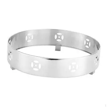 Соберите огонь, лобовое стекло, кронштейн для газовой плиты, прочная бытовая подставка для кастрюли, держатель для кастрюли, решетка для вока 28.6cmx7cm