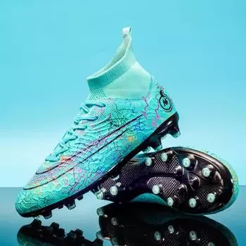 Soccer Shoes Low Top Men s and Women s Artificial Turf Teen Students Spike Flat Training Shoes Sneakers 33