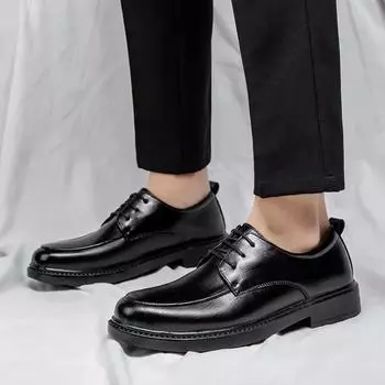 Социальная обувь мужская официальная деловая мужская формальная обувь новая одежда роскошная дизайнерская обувь 2024 стиль трендовый костюм повседневная вечеринка 38