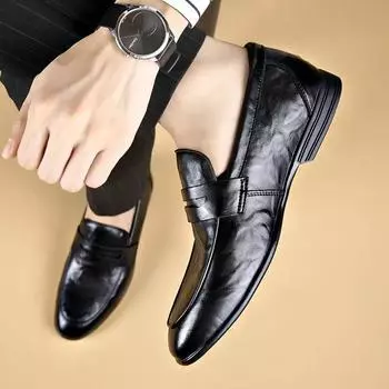 Социальная обувь мужская официальная повседневная деловая мужская формальная обувь весна осень элегантная и классическая дешевая распродажа обувь 39 костюм 38
