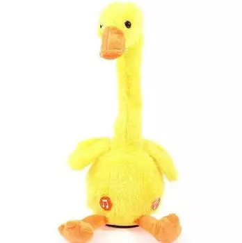 Социальная утиная декламация: Утки могут петь и танцевать, учатся говорить, качать головой, утки, младенцы и игрушки для маленьких детей. Little Yellow Duck жёлтый