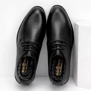 Social Shoe Male Lace Up Natural Gumrukfree Genuine Leather Oxfords Shoes Men s Formal Party New Cheap Clearance Legitimate 39 38