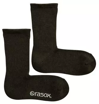 Socks Basic Crew Charcoal Heather L [Lasox]