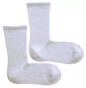 Socks Basic Crew White M [Lasox]