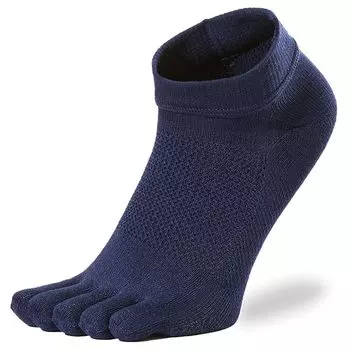 Socks Paper Fiber 5 Toe Socks Unisex Navy Japan S to Japanese size [Goldwin] [C3fit] (equivalent S) тёмно-синий