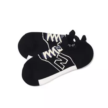 Socks Sneaker Pattern Pile Socks OTS XL [New Balance] (LAS35701) Men s (Outer Space)