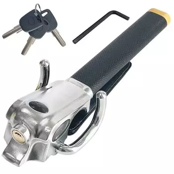Socpuro Car Steering Key Type Рулевое управление общего назначения Super Car Steering Car Relay Attack Double поставляется с 3 специальными ключами Lock, Anti-Theft, Lock,